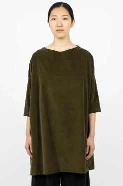 Album di Famiglia 31_192 Boatneck Tunic Olive| Tops
