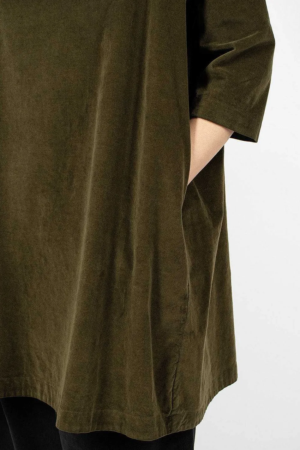 Album di Famiglia 31_192 Boatneck Tunic Olive| Dresses