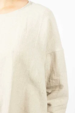 Album di Famiglia 12_96 Linen T-Shirt Natural| Tops
