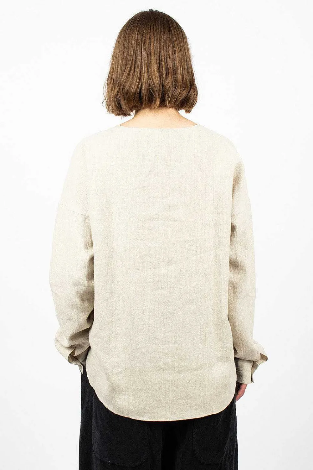 Album di Famiglia 12_96 Linen T-Shirt Natural| Tops