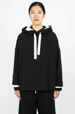 Album di Famiglia 40_210 Oversized Hoodie Slate| Knitwear