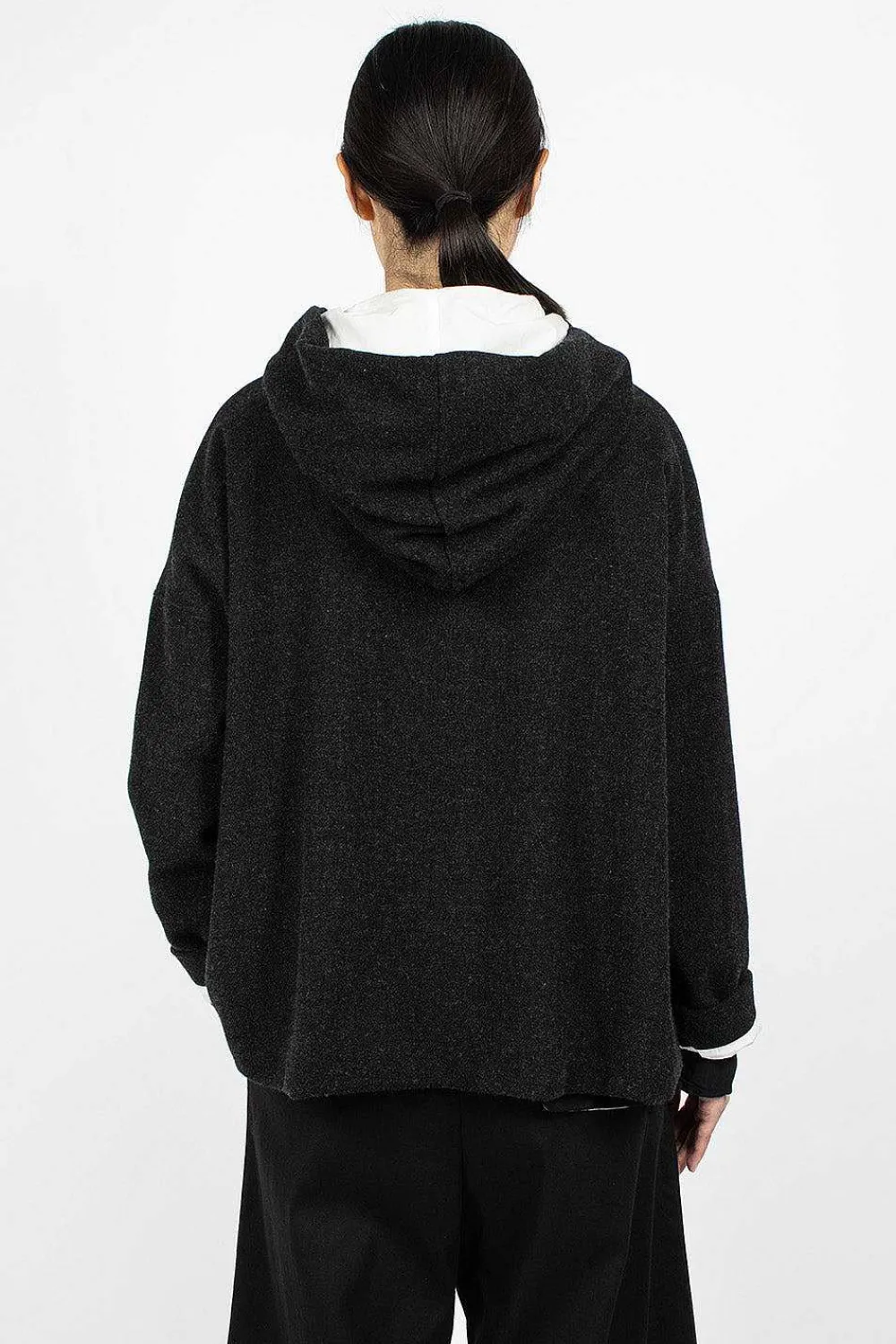 Album di Famiglia 40_210 Oversized Hoodie Slate| Tops