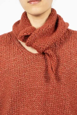 Album di Famiglia 94_63 Scout Scarf Red| Knitwear