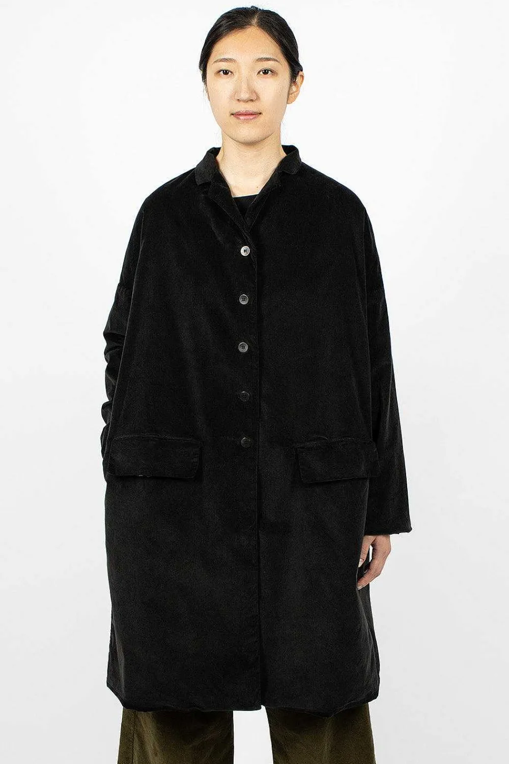 Album di Famiglia 45_29 Velvet Coat Slate| Outerwear