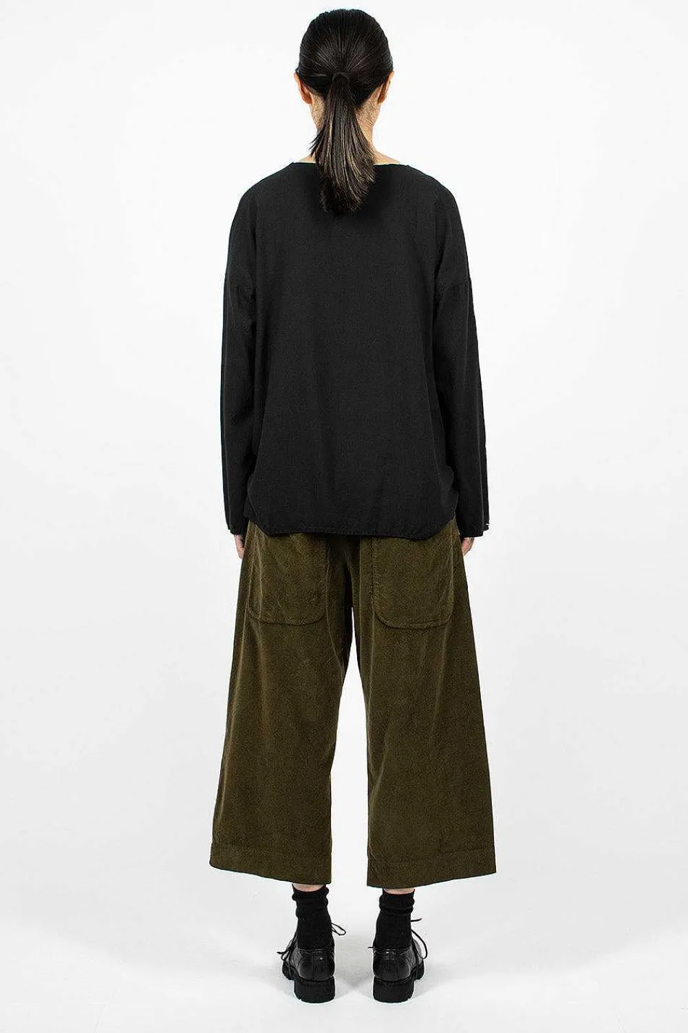 Album di Famiglia 23_206 Velvet W&S Trouser Olive| Trousers