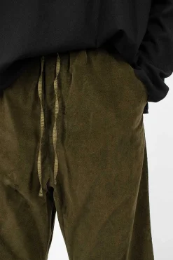 Album di Famiglia 23_206 Velvet W&S Trouser Olive| Trousers