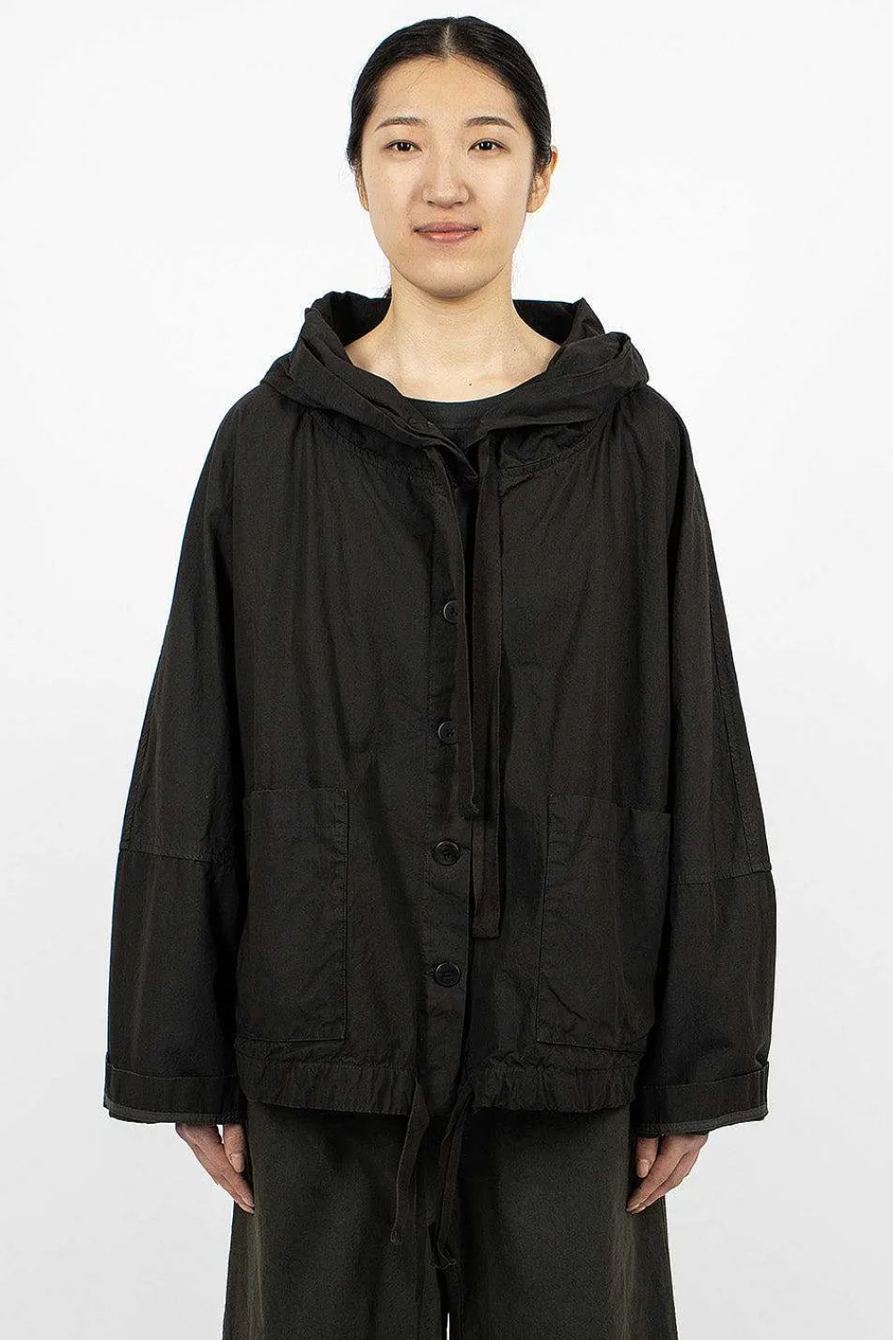Album di Famiglia 4344 Hooded Jacket Cc Charcoal| Outerwear