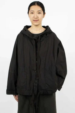Album di Famiglia 4344 Hooded Jacket Cc Charcoal| Outerwear