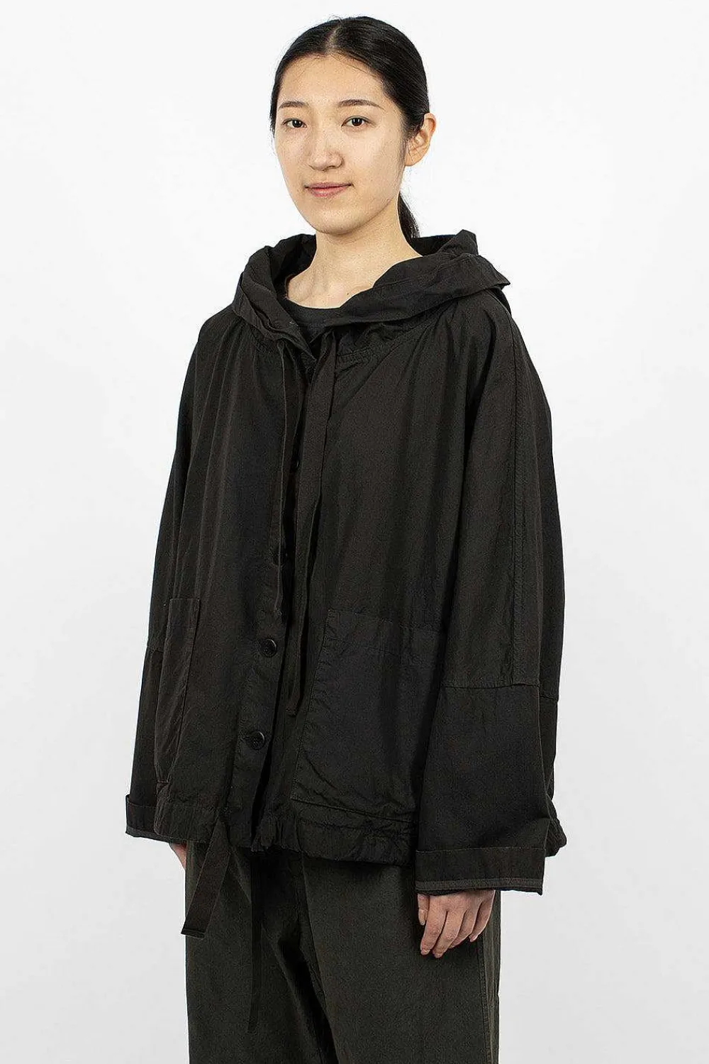 Album di Famiglia 4344 Hooded Jacket Cc Charcoal| Outerwear