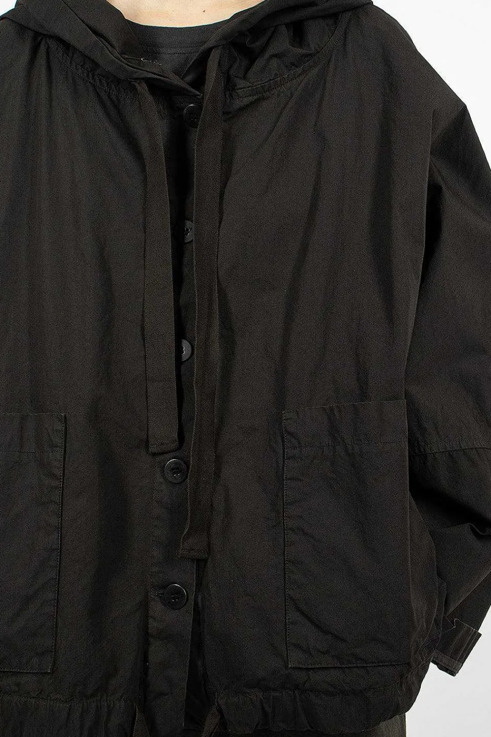 Album di Famiglia 4344 Hooded Jacket Cc Charcoal| Outerwear