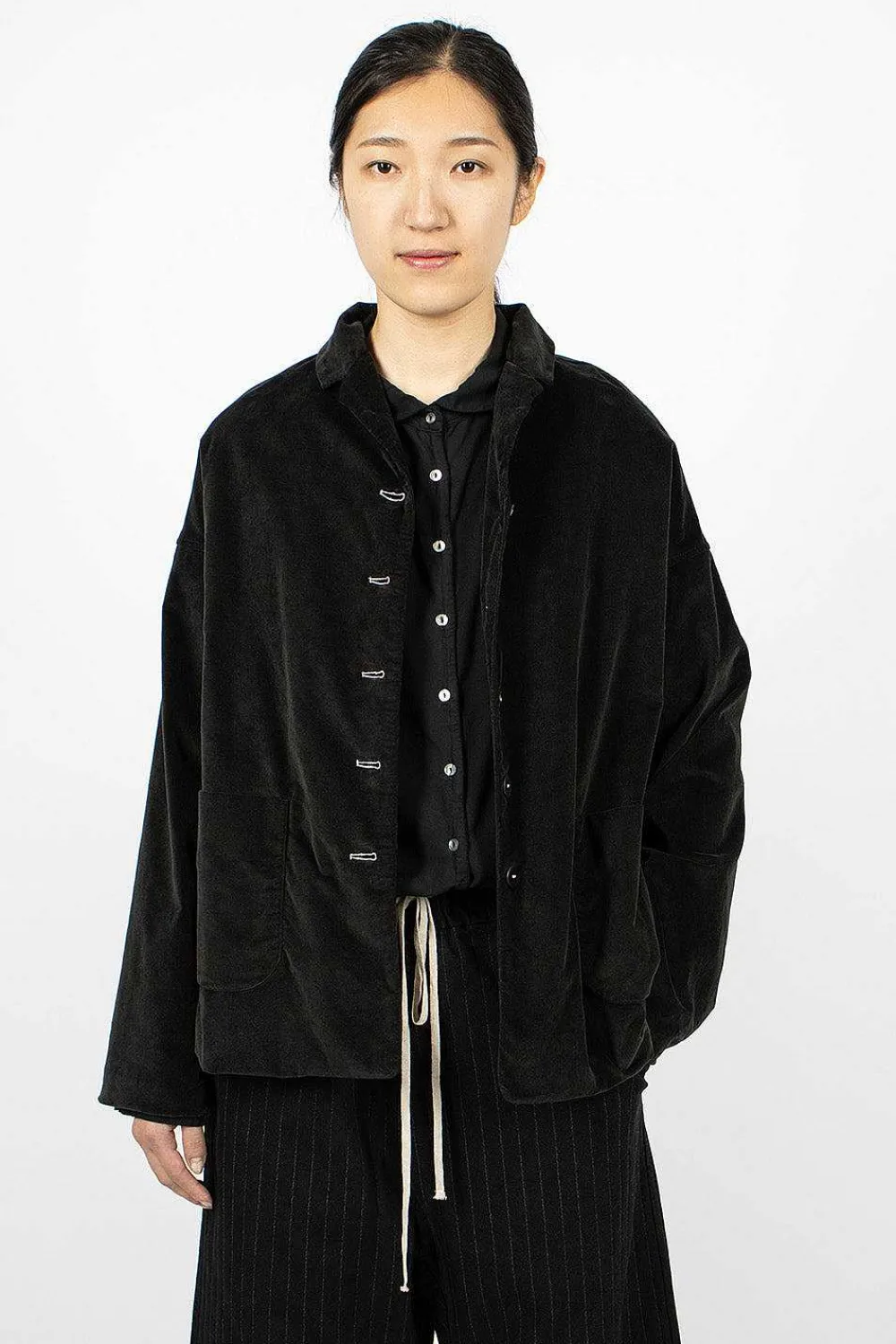 Album di Famiglia 4253 Loose Blazer Slate| Outerwear