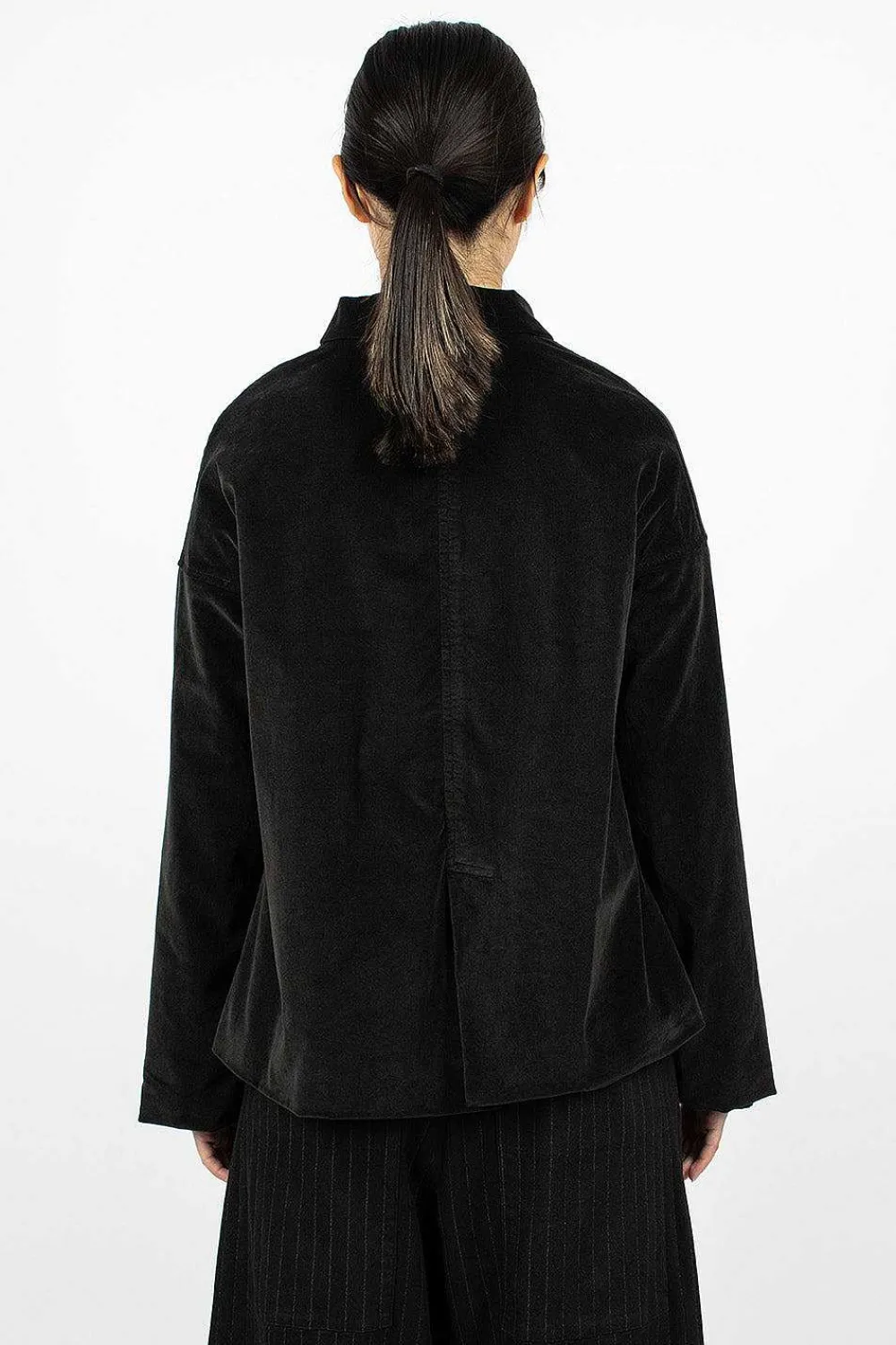 Album di Famiglia 4253 Loose Blazer Slate| Outerwear