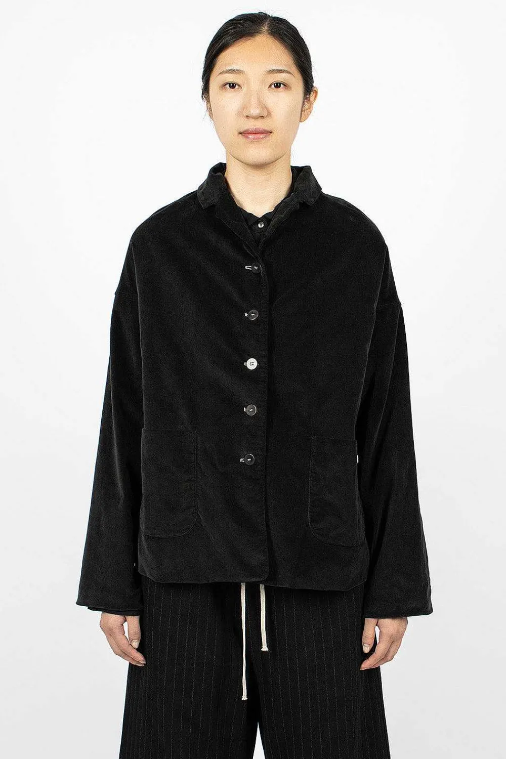 Album di Famiglia 4253 Loose Blazer Slate| Outerwear