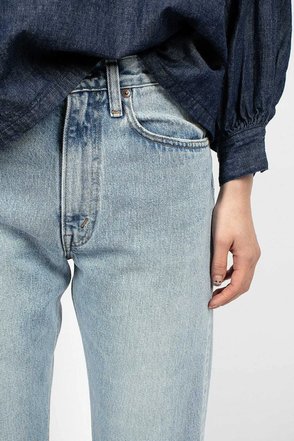 OrSlow 105 13Oz Jean Sky Blue| Trousers