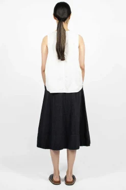 Chez Vidalenc 4 Panels Skirt Dark Navy| Skirts