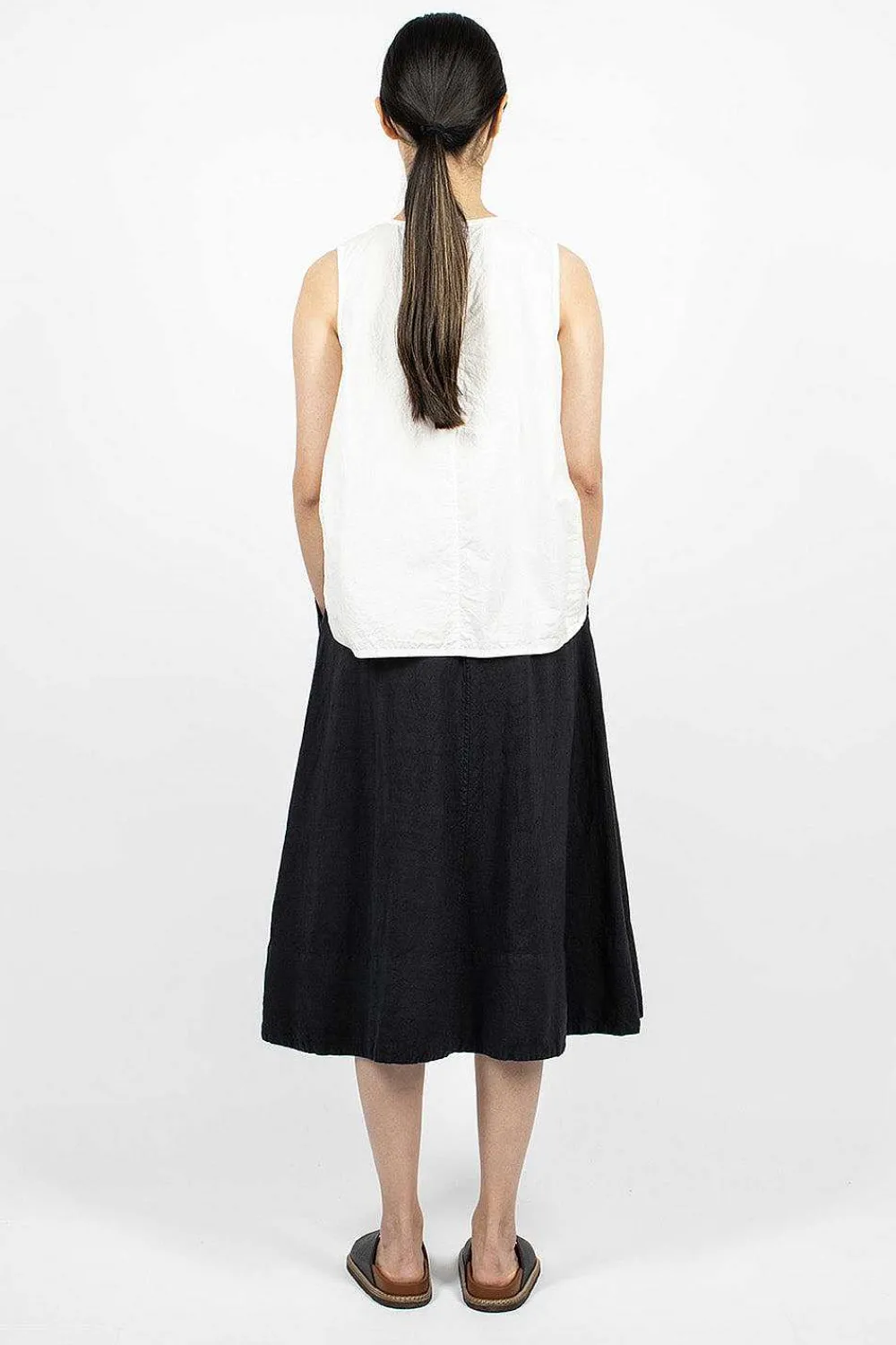 Chez Vidalenc 4 Panels Skirt Dark Navy| Skirts