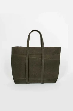 Amiacalva 6 Pocket Tote Khaki| Bags