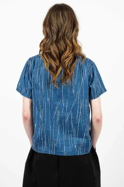 Kapital Aloha French Linen Shirt Indigo| Shirts