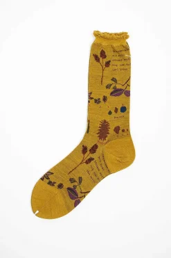 Antipast Am-773 Botanical Xv Socks Mustard| Tights & Socks