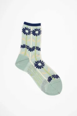 Antipast Am-758 Maguerite Socks Mint| Tights & Socks