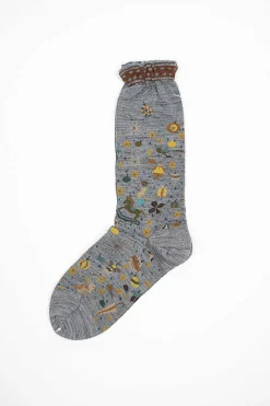 Antipast Am-775 Wish Socks Grey| Tights & Socks