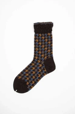 Antipast Am-460A Chidori Socks Brown| Tights & Socks