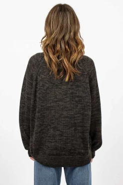 VISVIM Amplus Crew Knit Black| Tops