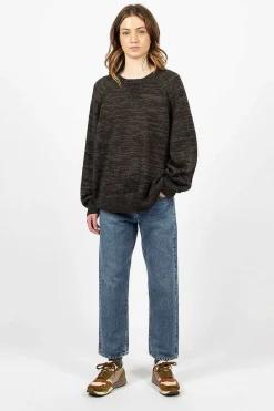 VISVIM Amplus Crew Knit Black| Knitwear