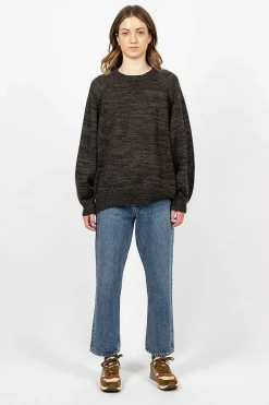 VISVIM Amplus Crew Knit Black| Knitwear