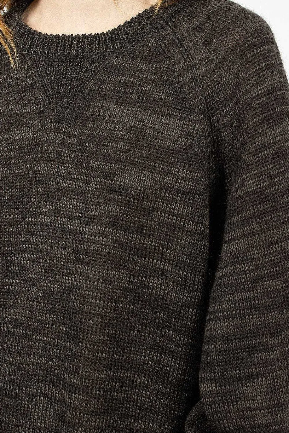 VISVIM Amplus Crew Knit Black| Knitwear
