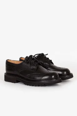 Tricker’s Anne Leather Brogue Black| Shoes