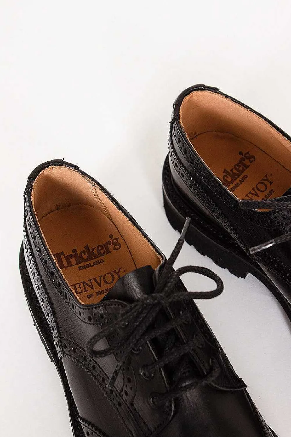 Tricker’s Anne Leather Brogue Black| Shoes