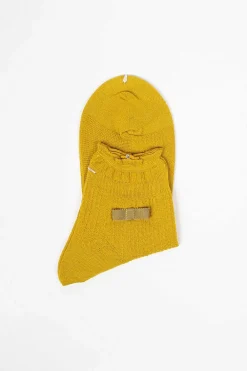 Antipast Anp-120 Chic Tack Socks Yellow| Tights & Socks