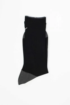 Antipast Anp-121 Rib Socks Black/Grey| Tights & Socks