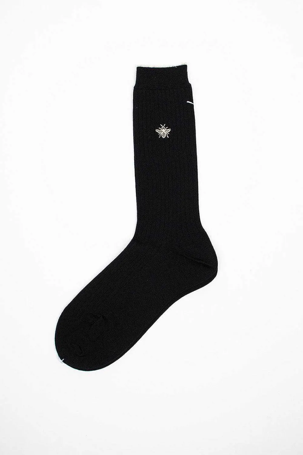 Antipast Anp-112 Super Merino Bee Socks Black| Tights & Socks