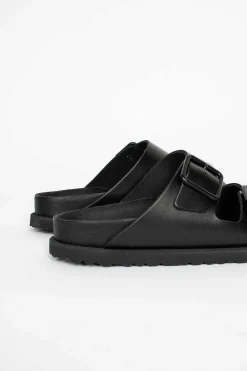 Birkenstock Arizona Nappa Sandal Black| Shoes