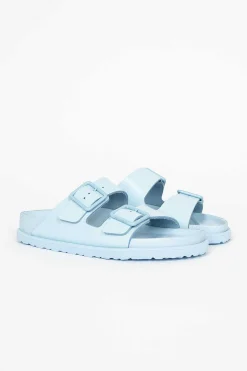 Birkenstock Arizona Nappa Sandal Powder Blue| Shoes