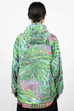 Engineered Garments FWK Atlantic Parka Green Floral| Outerwear
