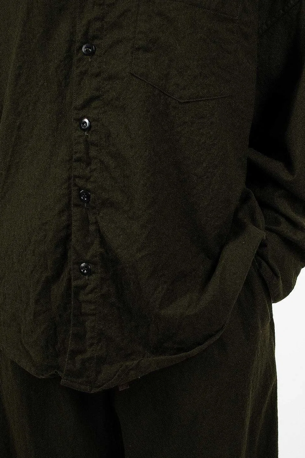 Chez Vidalenc Axl Shirt Dark Khaki| Shirts