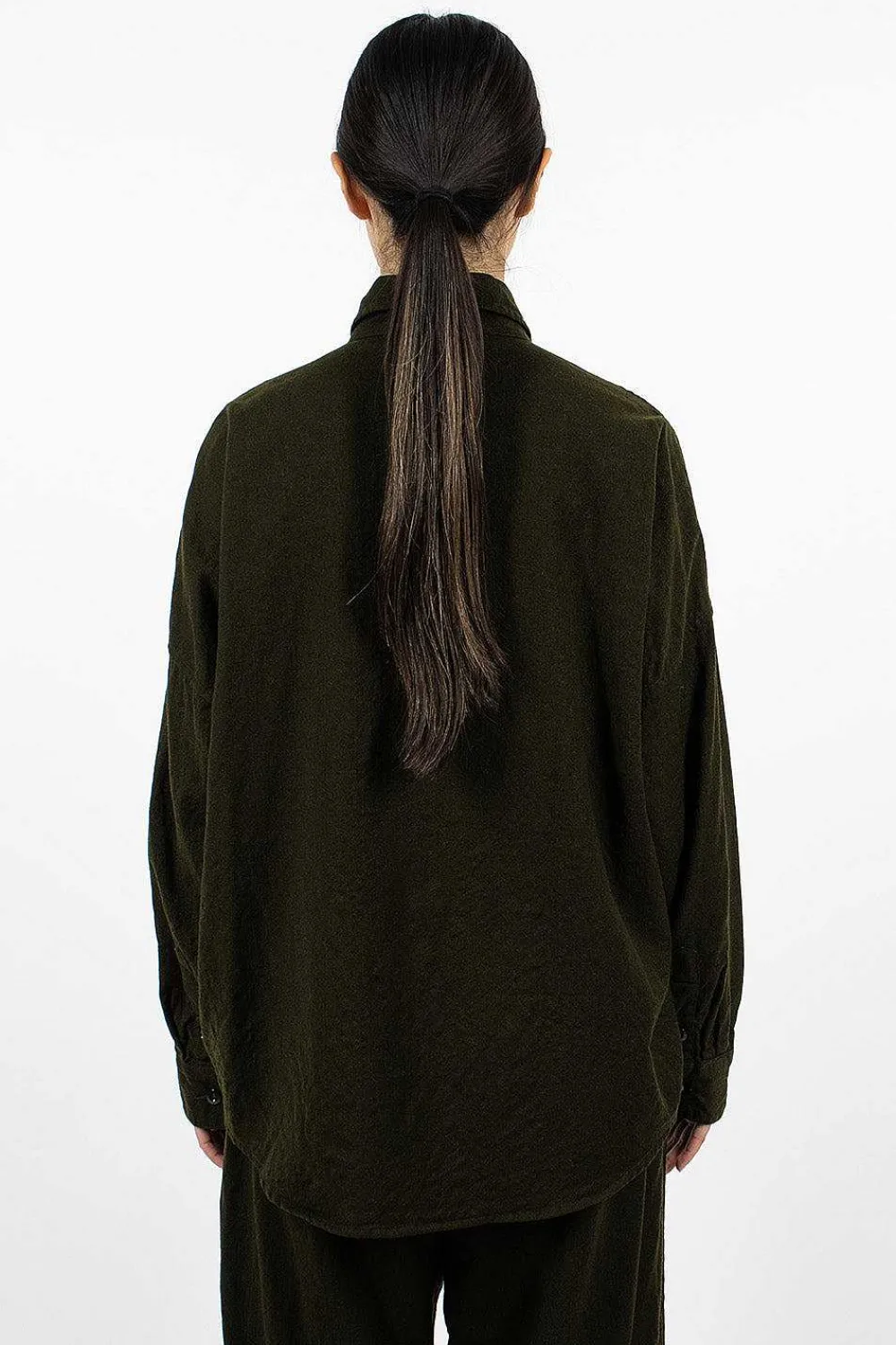 Chez Vidalenc Axl Shirt Dark Khaki| Shirts