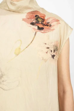 Dries Van Noten Back Button Shirt Ecru| Tops