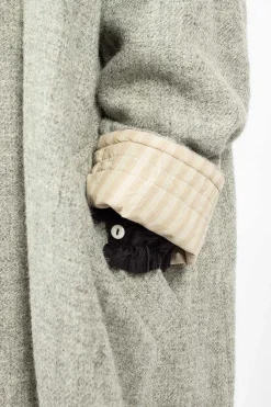 Chez Vidalenc Baikal Coat Light Grey| Outerwear