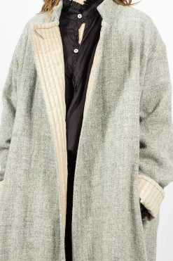 Chez Vidalenc Baikal Coat Light Grey| Outerwear