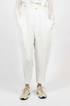 Comme Des Garçons Comme Des Garçons Balloon Brace Pant White| Trousers