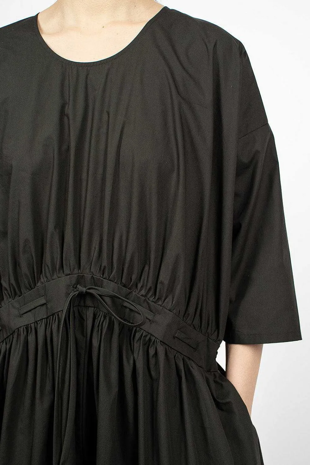 Black Crane Balloon Jumpsuit Shadow| Trousers