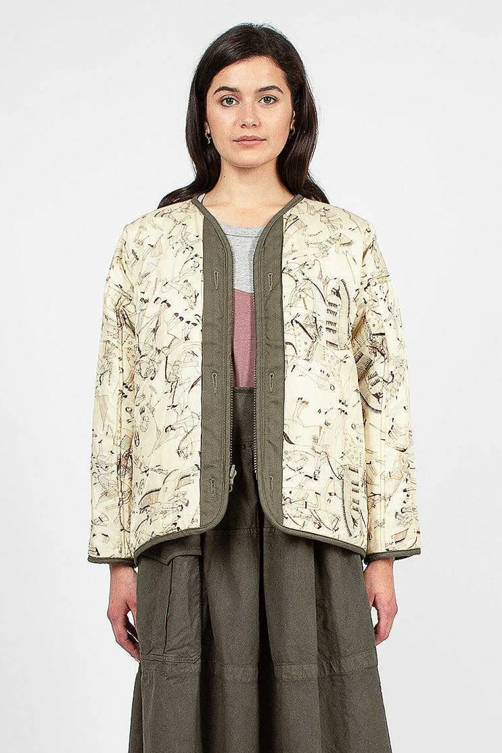 VISVIM Bandana Reversible Kimono Liner Jacket| Outerwear