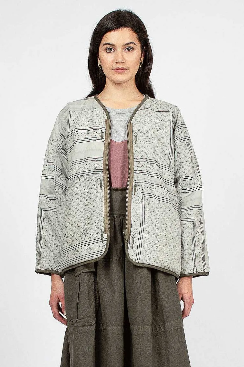 VISVIM Bandana Reversible Kimono Liner Jacket| Outerwear