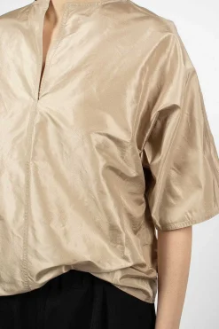 Sofie D'Hoore Basta Silk Top Champagne| Tops