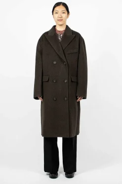 Acne Studios Belted Double Breasted Coat| Outerwear