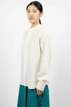Sofie D'Hoore Benice Linen Shirt Off-White| Shirts